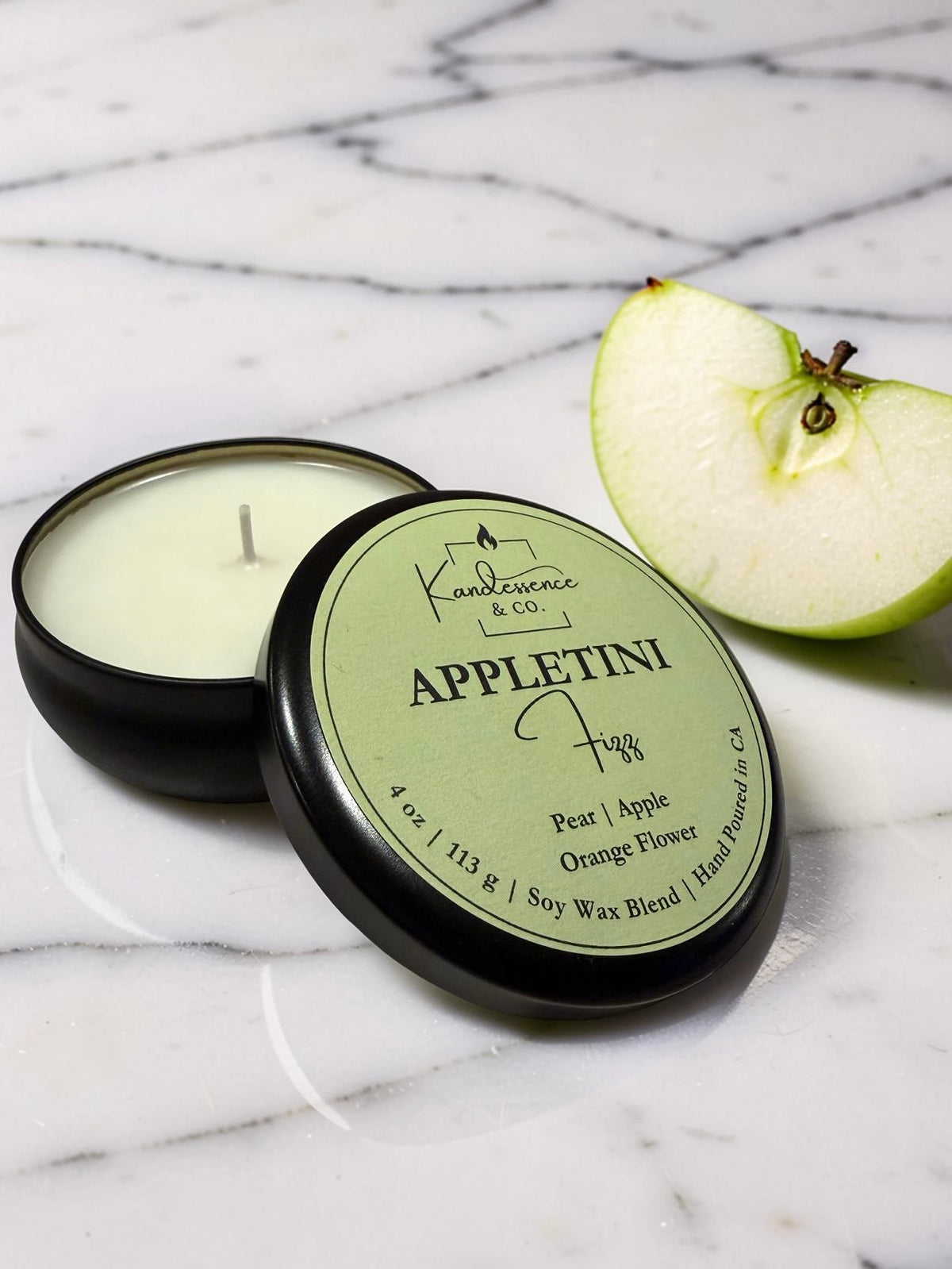 Appletini Fizz Travel Candle
