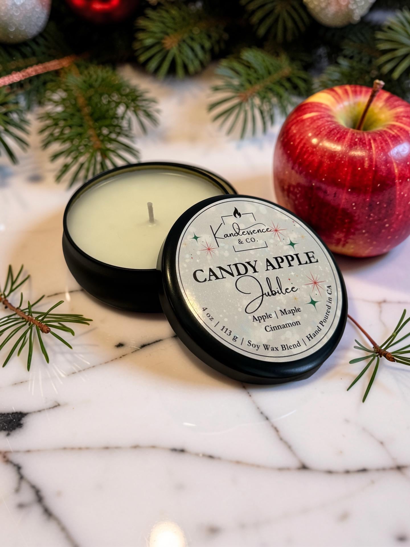 Candy Apple Jubilee Travel Candle