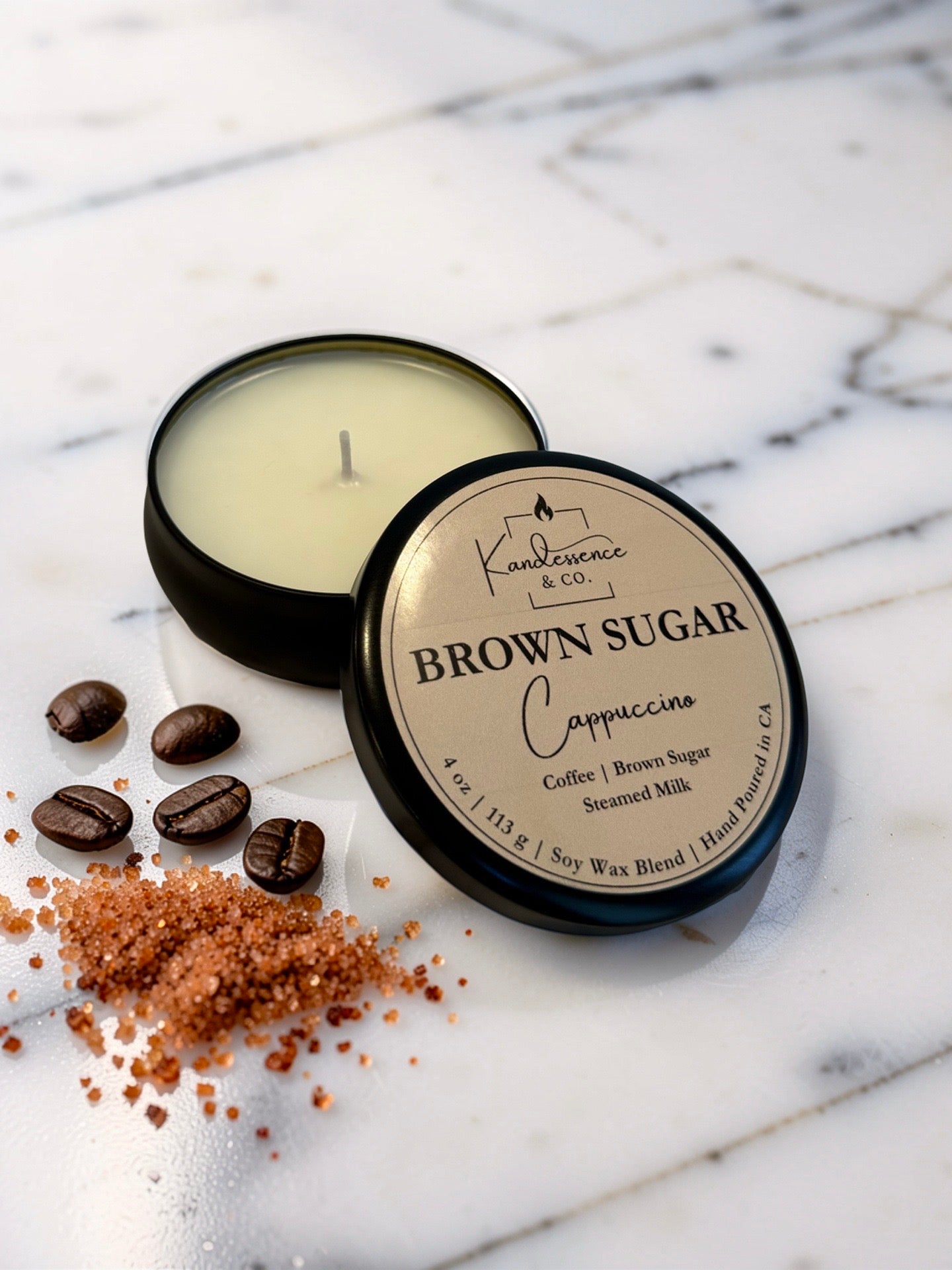 Brown Sugar Cappuccino Travel Candle