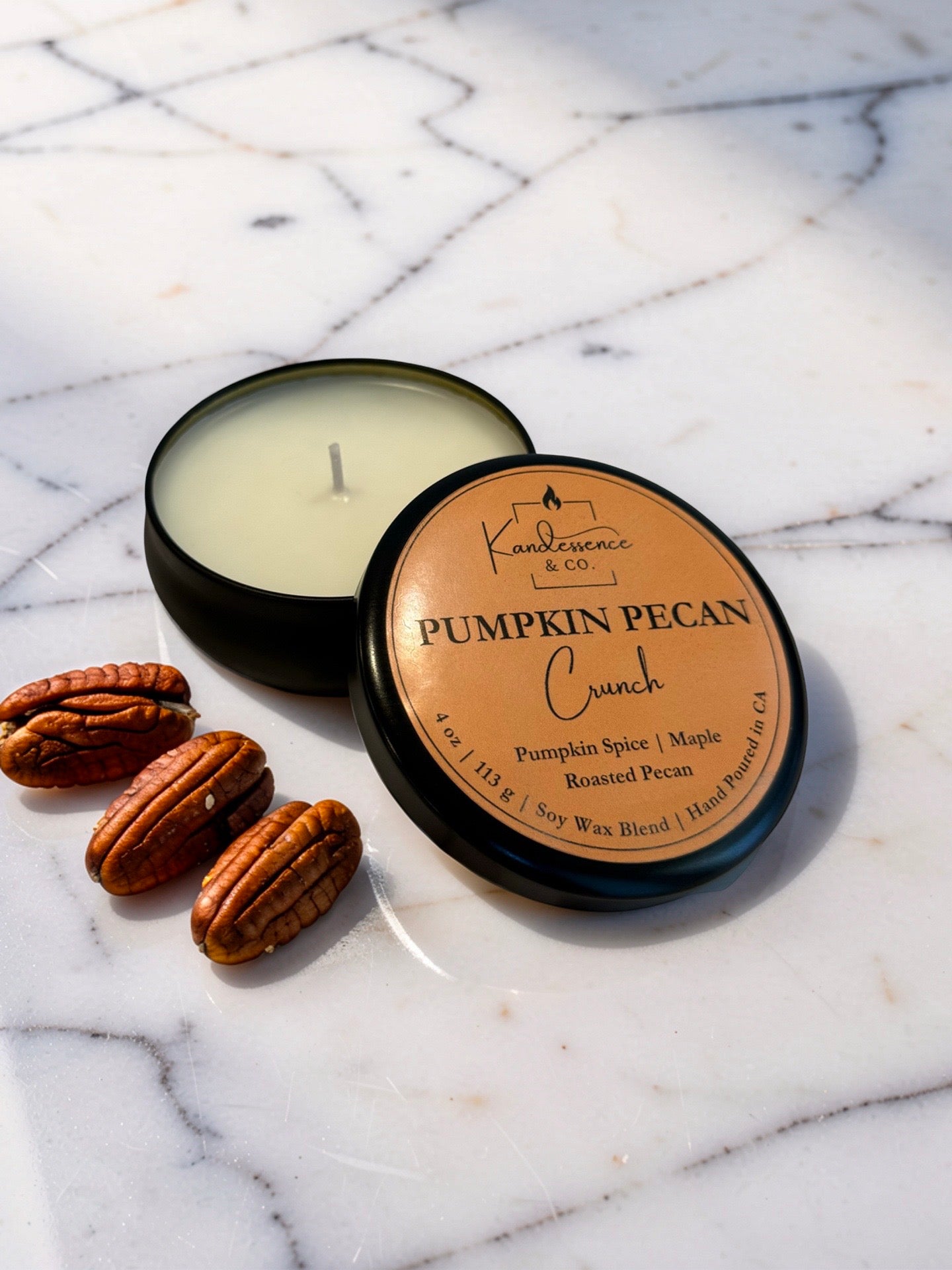 Pumpkin Pecan Crunch Travel Candle - Seasonal
