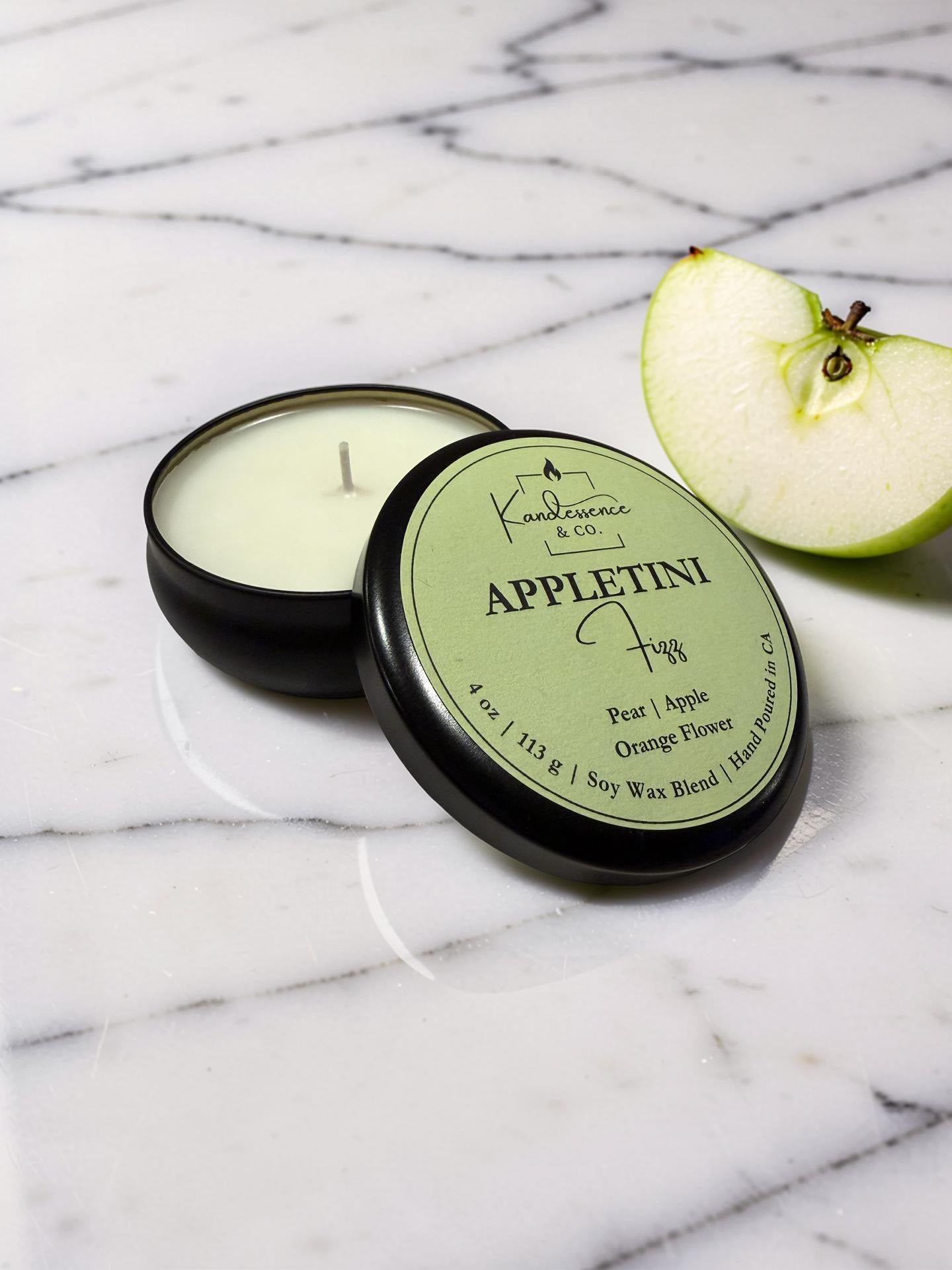 Appletini Fizz Travel Candle