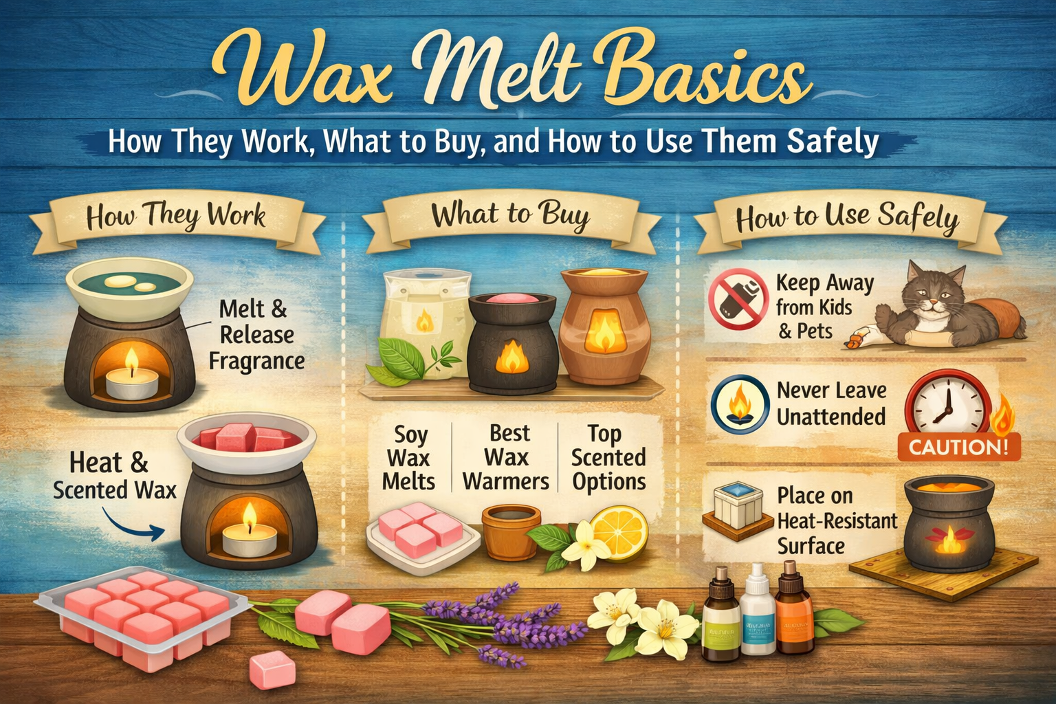 Wax Melt Basics How They Work What to Buy and How to Use Them Safely
